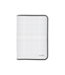 Mapa cu fermoar Economix A4 (plastic/gri) E31644-10